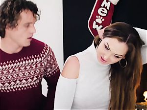 Xmas pussy introduce for luck dangled guy